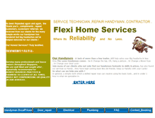 Tablet Screenshot of flexihomeservices.com